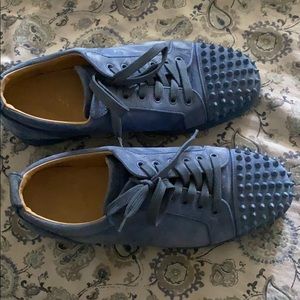 Blue sz 10 Christian loubouiton men’s Barely worn